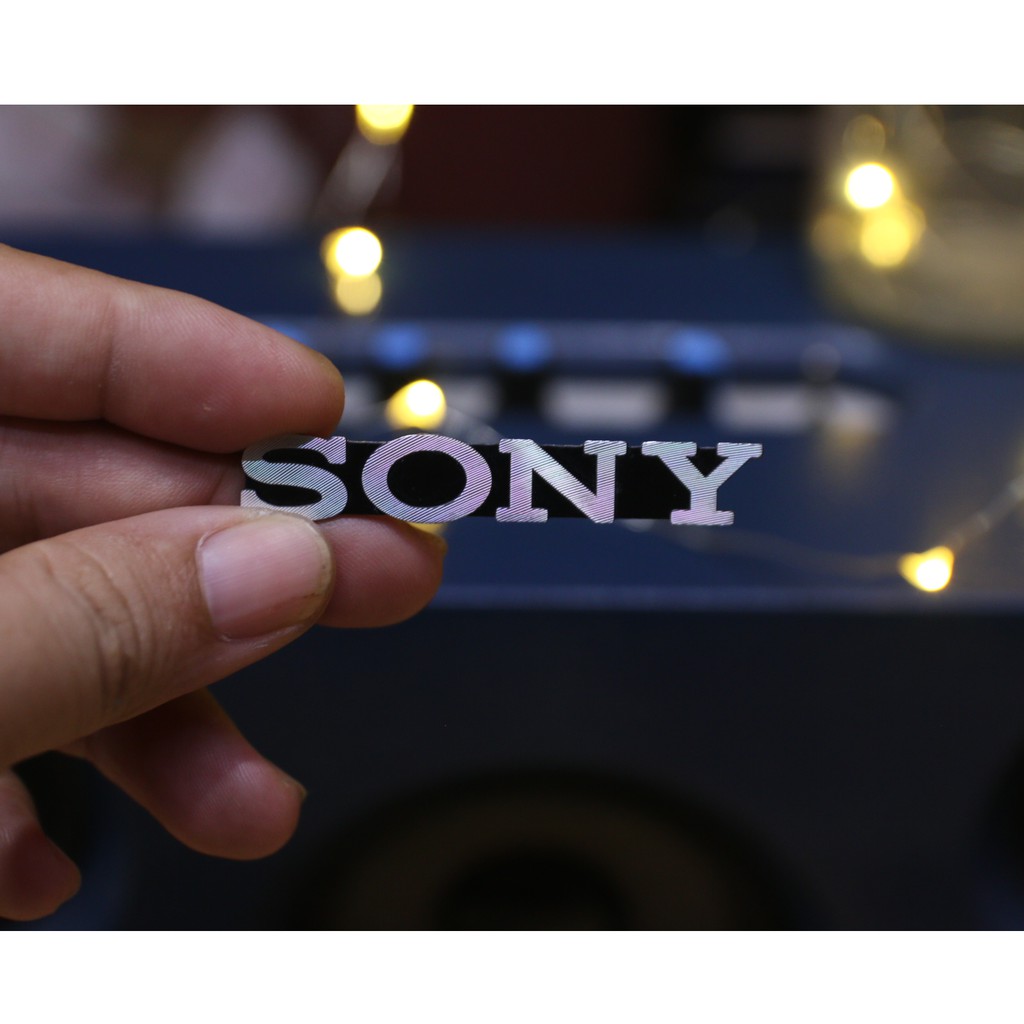 Logo dán loa SONY