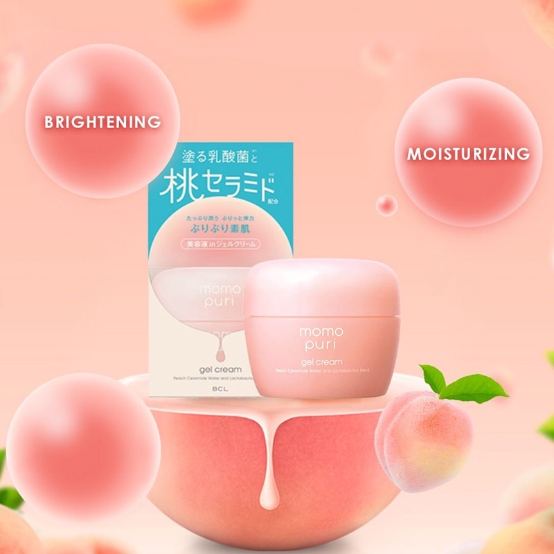 Kem dưỡng da hương đào BCL Momopuri Gel Cream 80g