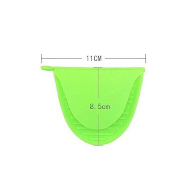 Dụng cụ bắt nồi bằng silicon cách nhiệt, miếng bắt nồi silicon hình mỏ vịt