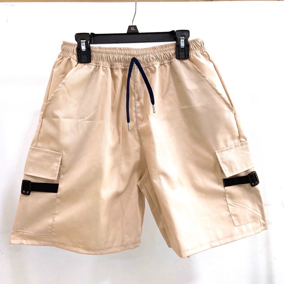 Quần short thun nam ống rộng WIIS unisex dọc quần đùi lửng thời trang nam nữ ulzzang