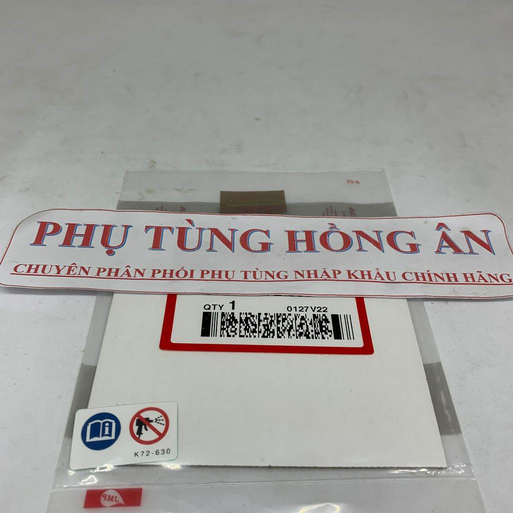 Tem cảnh báo lọc gió  Vario 160, CLICK 160 2022-2023 zin chính hãng Honda Indonesia- PT HỒNG ÂN