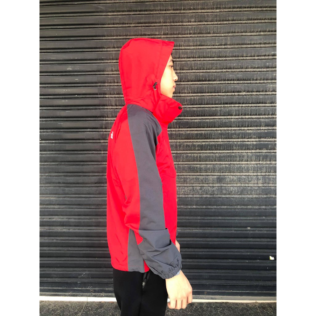 Áo khoác dù The Nothface 2 lớp cao cấp màu đỏ