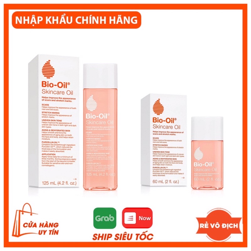 (CHÍNH HÃNG) Tinh dầu Bio-Oil 60ml/125ml ngừa rạn da, giảm thâm