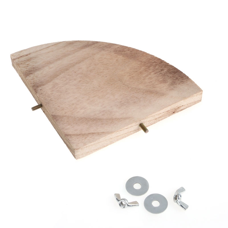 Bệ Đứng Bằng Gỗ 17x17cm Cho Vẹt