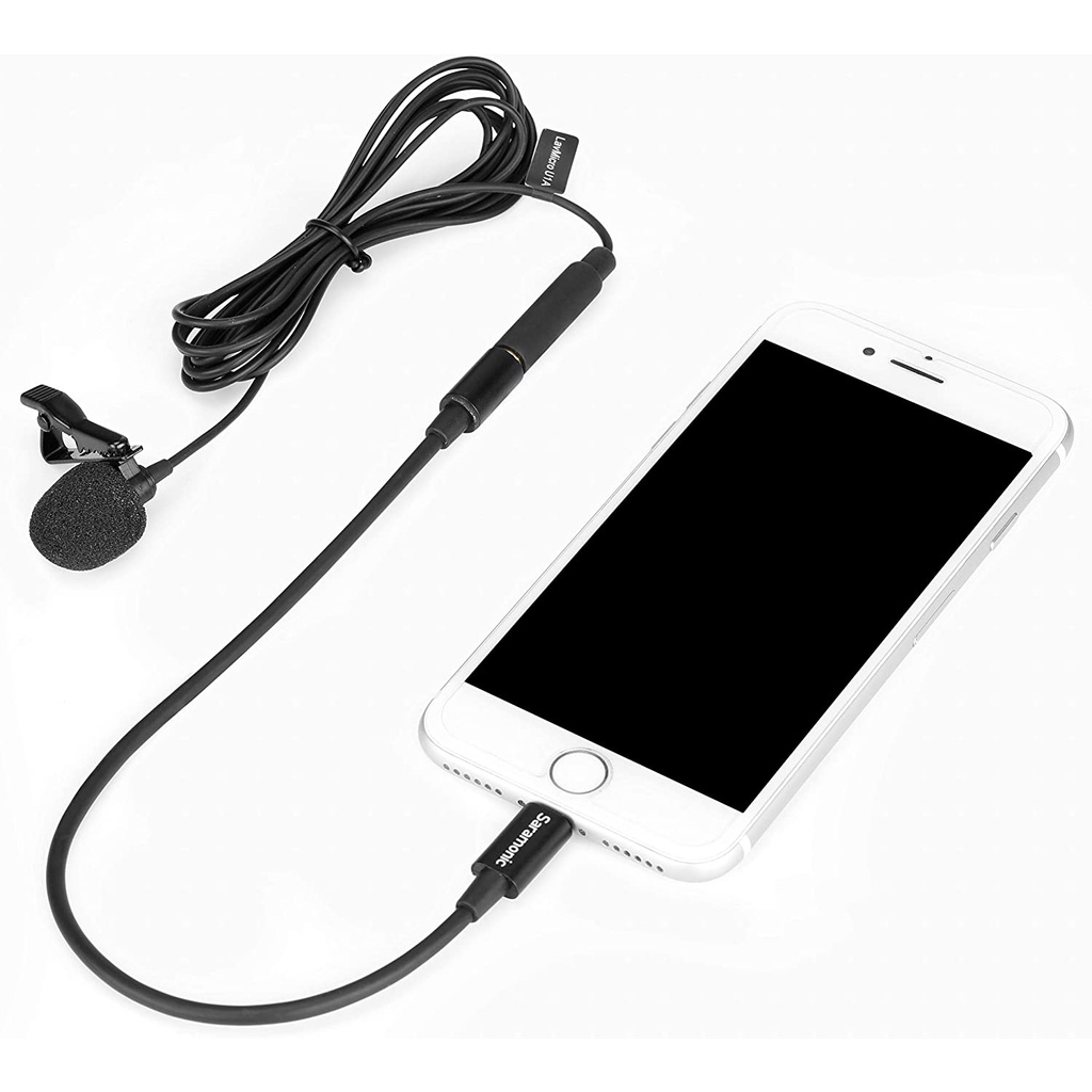 Saramonic Lavmicro U1A, Micro Thu Âm Cổng Lighning Dùng Cho Thiết Bị IOS - Hàng Chính Hãng