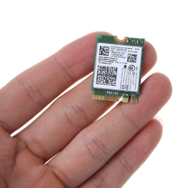 Card Wifi Bluetooth Intel AC 7260 Dual Band cho Laptop | BigBuy360 - bigbuy360.vn