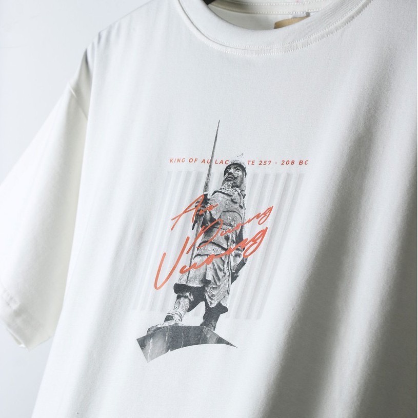 Áo thun unisex In cao cấp hình KING AN DƯƠNG VƯƠNG form basic 100% cotton premium SOUL OF A NATION