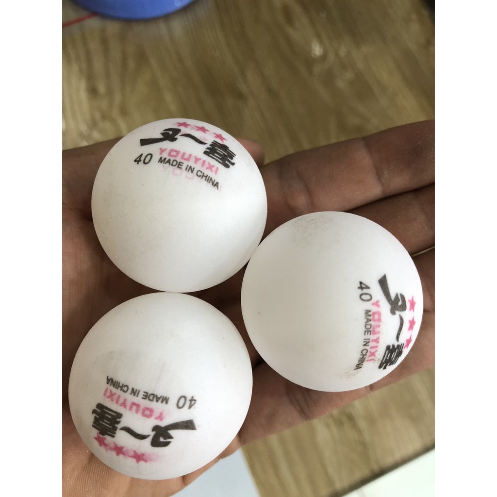 Combo 10 quả bóng bàn 3 sao tập luyện