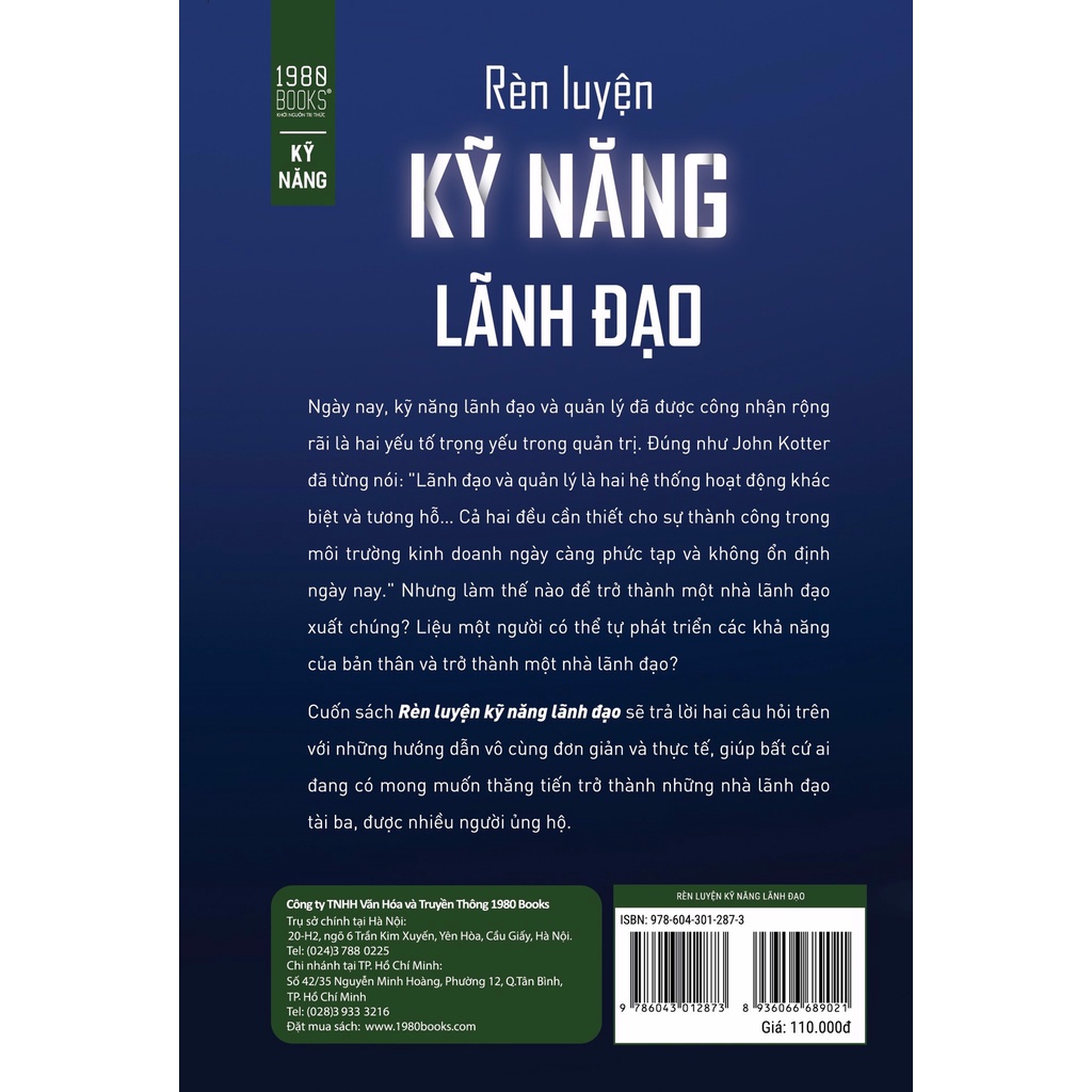 Sách - Rèn Luyện Kỹ Năng Lãnh Đạo
