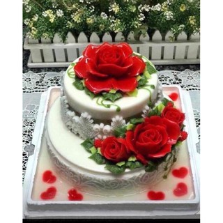 khuôn rau câu 4d silicon , hoa hồng đại , nhỡ và nhỏ