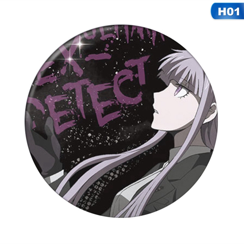 flowersqueen Ghim cài áo trang trí ba lô in hình Anime Danganronpa