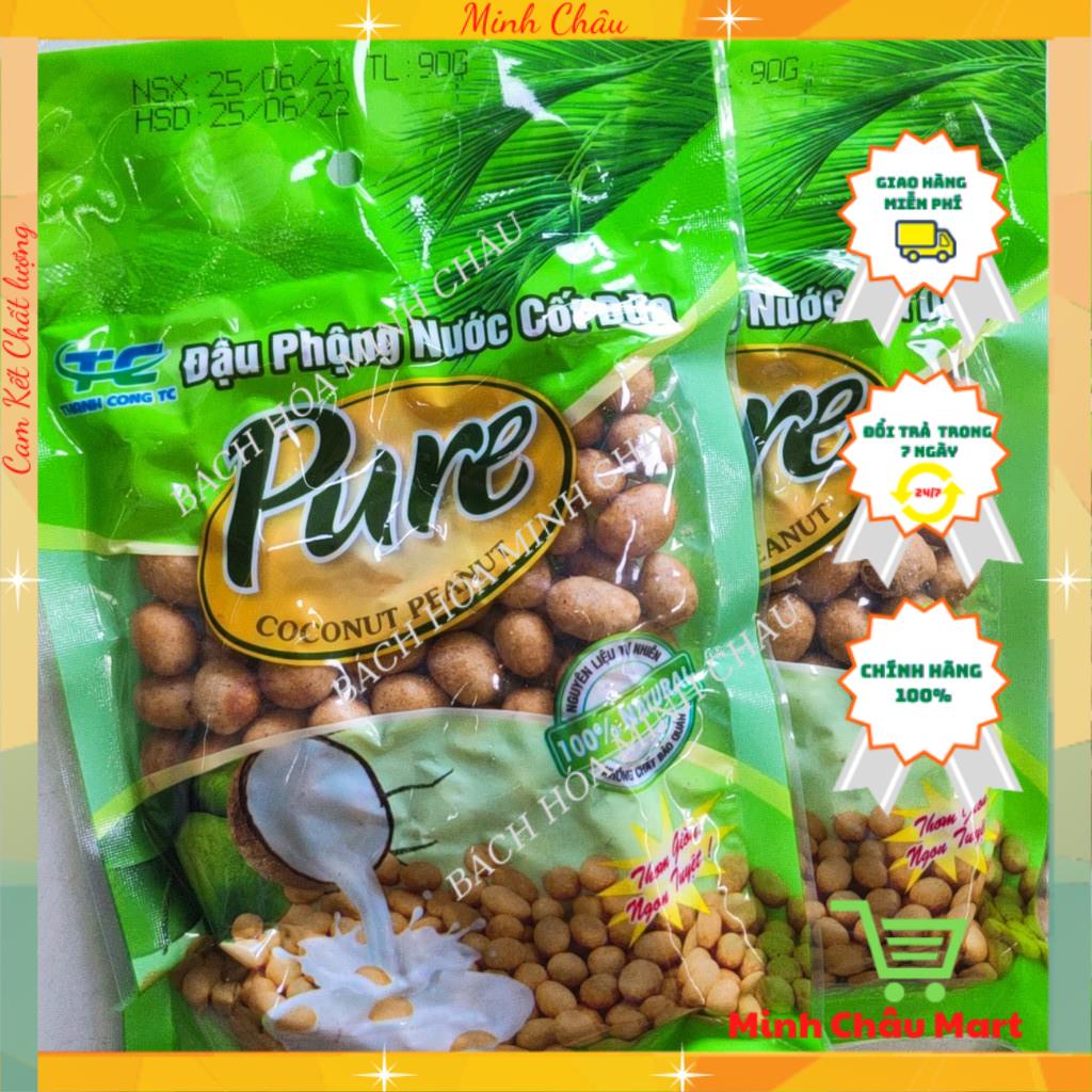 Đậu Phộng Nước Cốt Dừa Pure Gói 100g - 200g