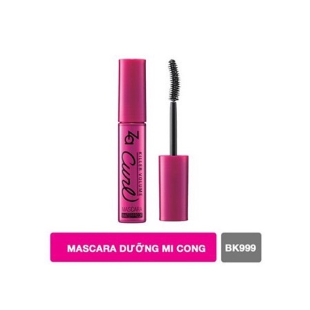 Mascara làm cong mi ZA Killer Volume Curl 9g