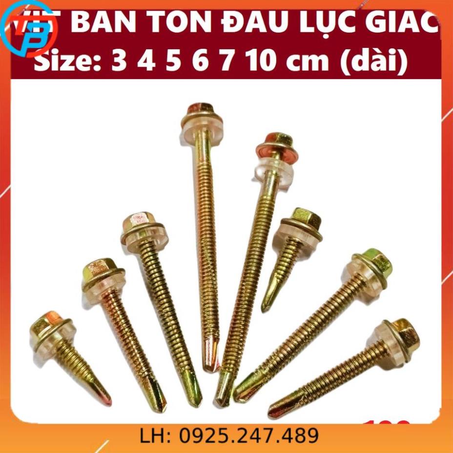 Vít bắn tôn đầu lục giác CÁP THÉP Thái Bình VinàN