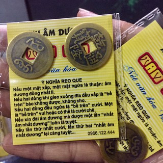 XU ÂM DƯƠNG, Cách xin đài âm dương, 1 cặp 2 đồng