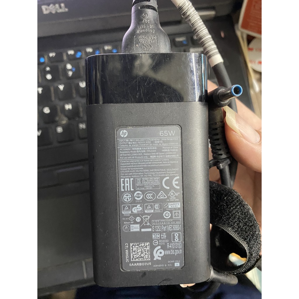 ⚡️ BỘ NGUỒN SẠC THEO MÁY LAPTOP HP 19.5V - 3.33A - 65W chân kim xanh nhỏ