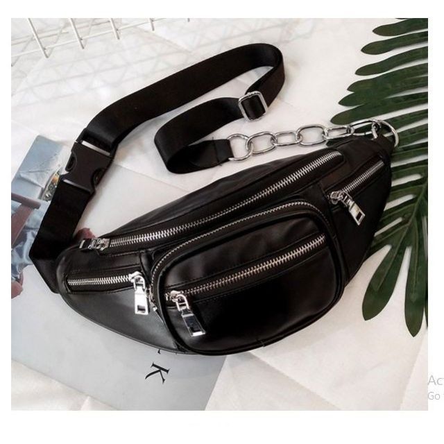 Túi đeo hông, túi chéo da Hàn Quốc kiêm túi bao tử  - Theloan TLTH00075q
