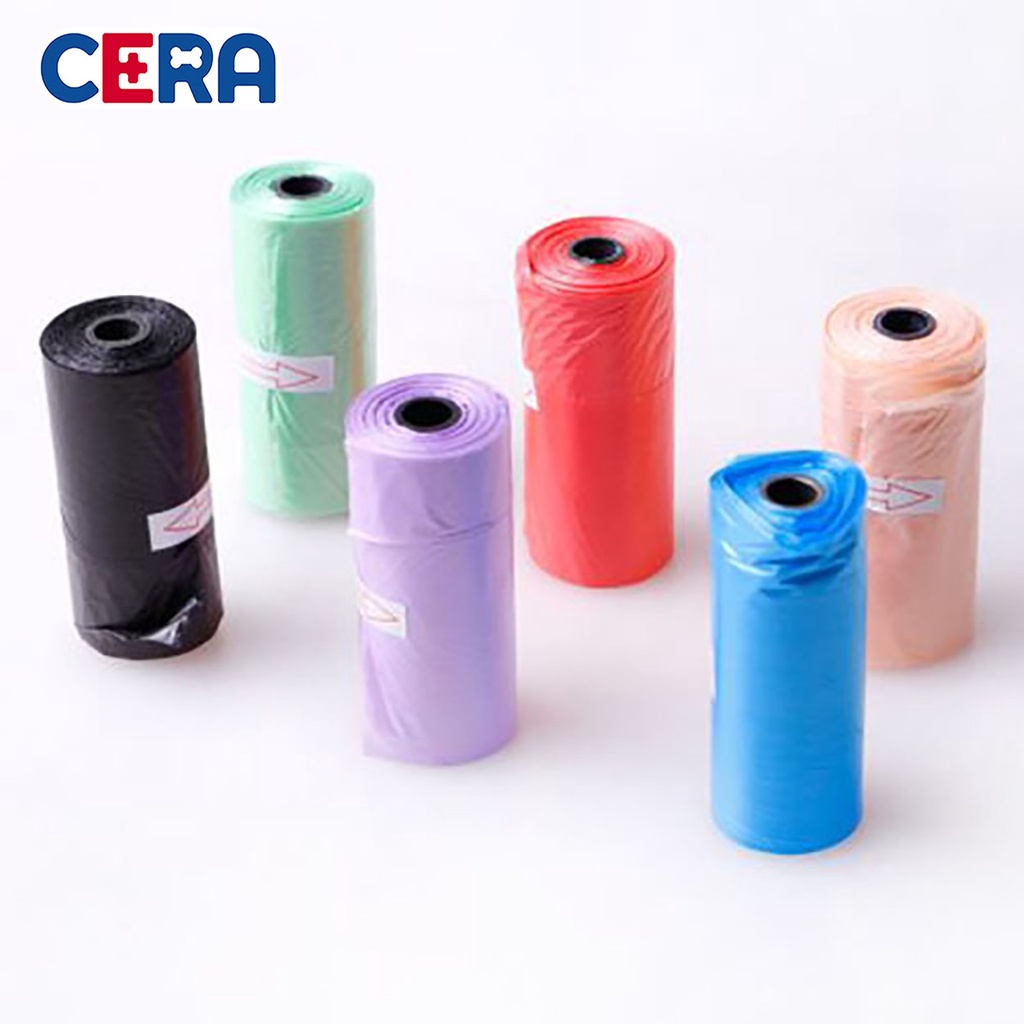 [Mã PET50K giảm Giảm 10% - Tối đa 50K đơn từ 250K] Túi Nilon Hốt Phân Chó Mèo Tiện Dụng - 1 Cuộn