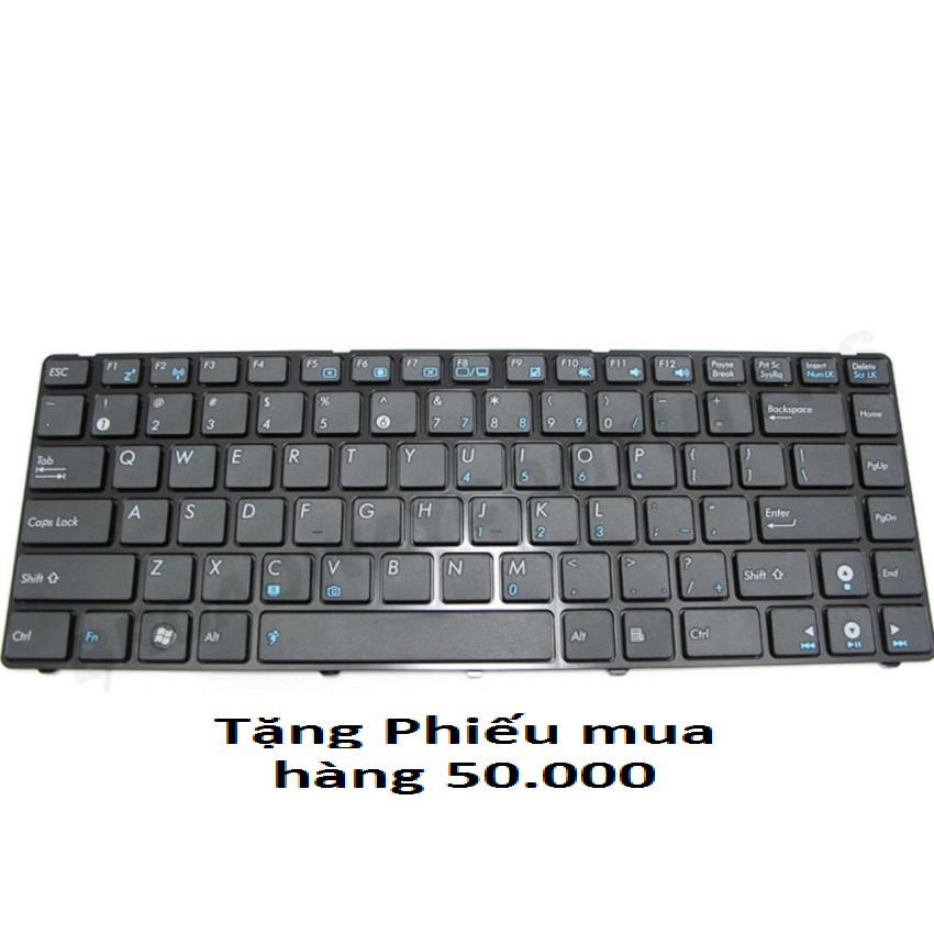 Bàn phím laptop Asus K43 K43E X42 X43 X43S X44 K42 A42 K42F