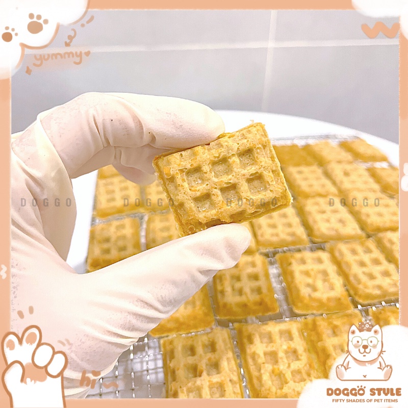 Treat Bánh Thưởng Cho Chó Và Mèo Bánh Chuối Cà Rốt Sấy Khô DOGGOSTYLE Homemade Sạch Răng Cung Cấp Chất Xơ