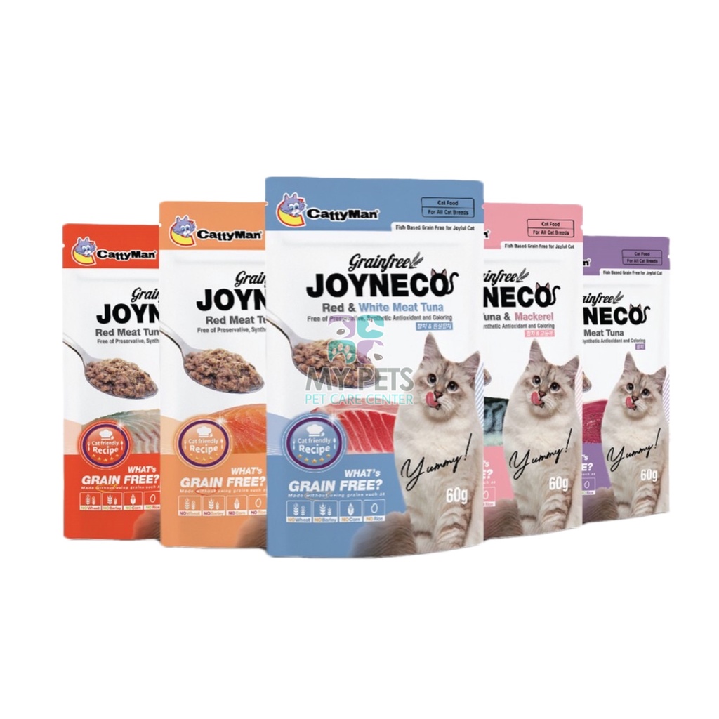 (Gói 60g) Thức ăn ướt Pate/ Xốt JOYNECO GRAINFREE Dành Cho Mèo