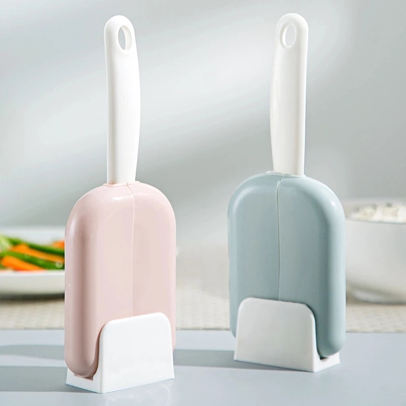 1 Muỗng Xới Cơm Di Động Không Dính Có Vỏ Tự Động Mở Và Đóng