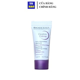 Mẫu thử Kem Dưỡng Bioderma Cicabio Creme Phục Hồi Và Làm Dịu Da Bị Kích Ứng 5ml