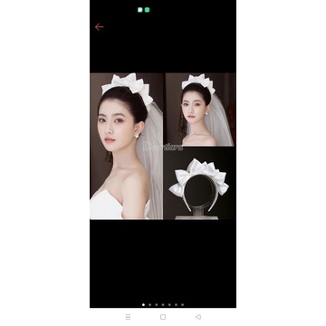 Bờm nơ cài tóc
