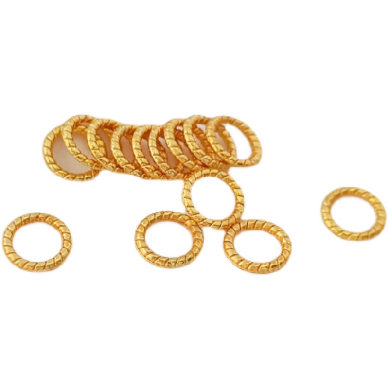 Set 10 Vòng Tay Chuỗi Hạt Mạ Vàng 18K Cao Cấp Thời Trang