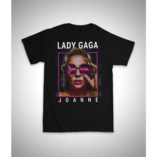 Áo thun đen in hình Gaga Joanne thời trang 2018