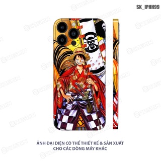 Dán Skin Lưng Viền IP 13 Mini/13/13 Pro/13 Pro Max Hình Hoạt Hình |SK_IPHH99| Film 3M Cao Cấp, Chống Nước, Bền Màu