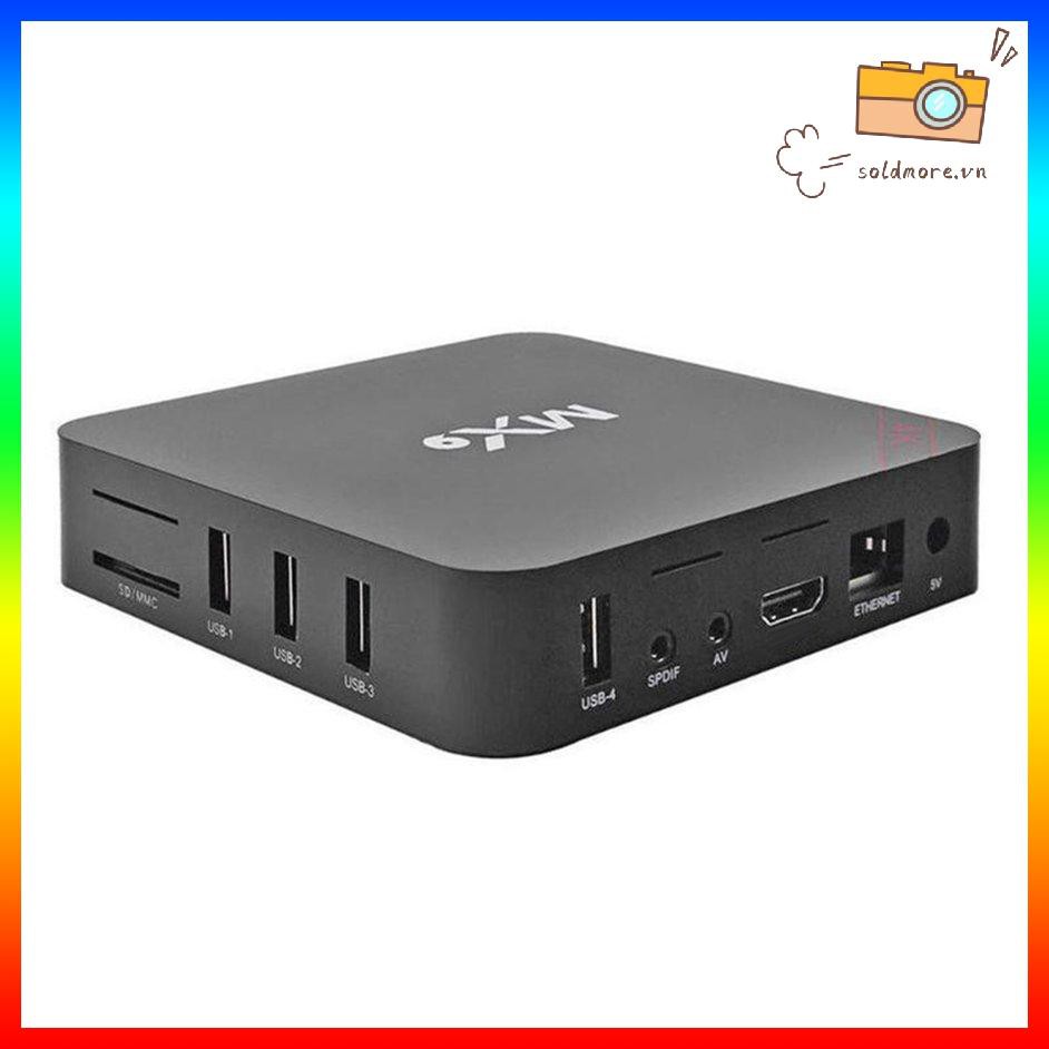 Bộ Thiết Bị Chuyển Đổi Tv Thường Thành Tv Thông Minh Mx9 5g 4k 1.2ghz