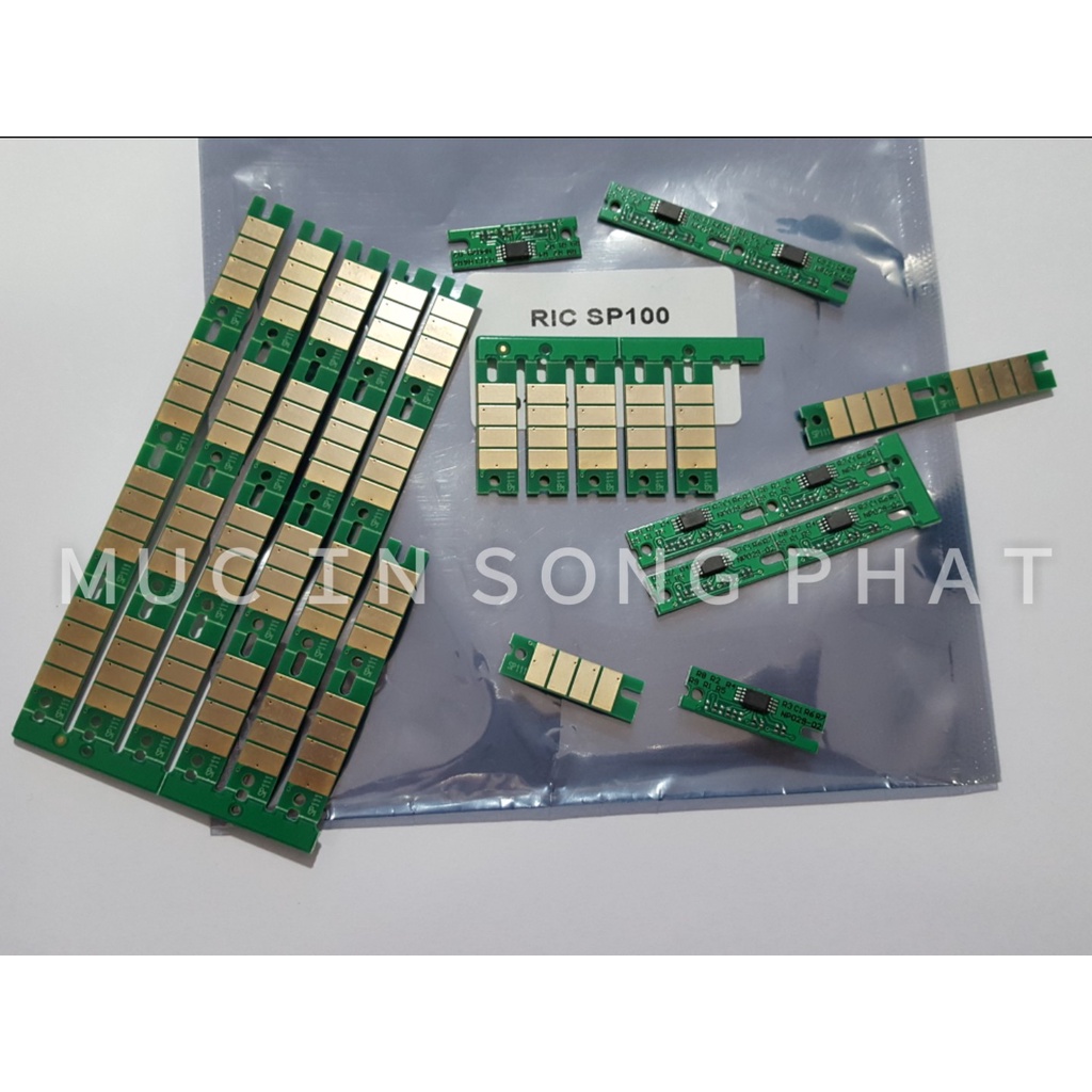 Combo 2 con Chip mực SP 100 dùng cho máy in Ricoh SP 100/ SP 101S/ SP 112/SP 110/SP 111