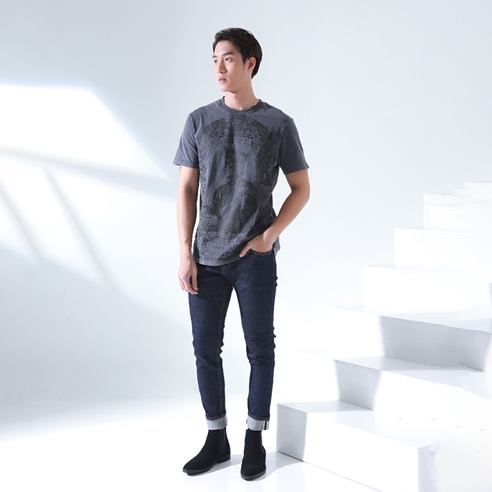 Áo thun Nam William Màu Sắc Retro Cực Ngầu Chất Vải Cotton Mềm Co Giãn Nhẹ Form Vừa Vặn - FAPAS
