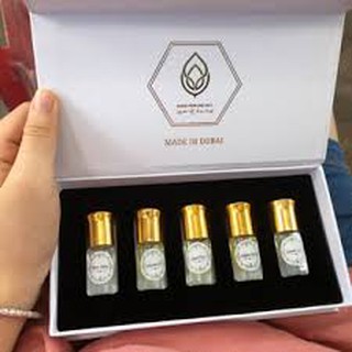 SET 5 CHAI TINH DẦU NƯỚC HOA DUBAI