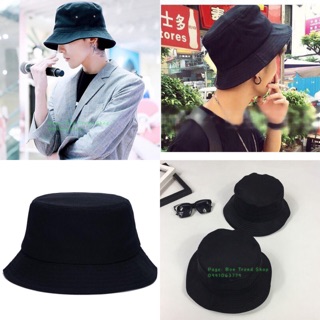 MŨ BUCKET ĐEN GD