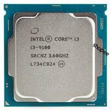 CPU Intel I3 9100 tray không box+tản