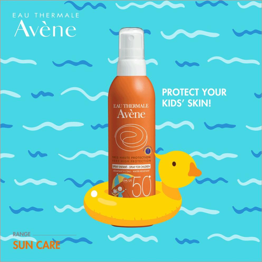 Avene Eau Thermale Spray Enfant SPF 50+ - Xịt Chống Nắng Cho Trẻ Em 200ml