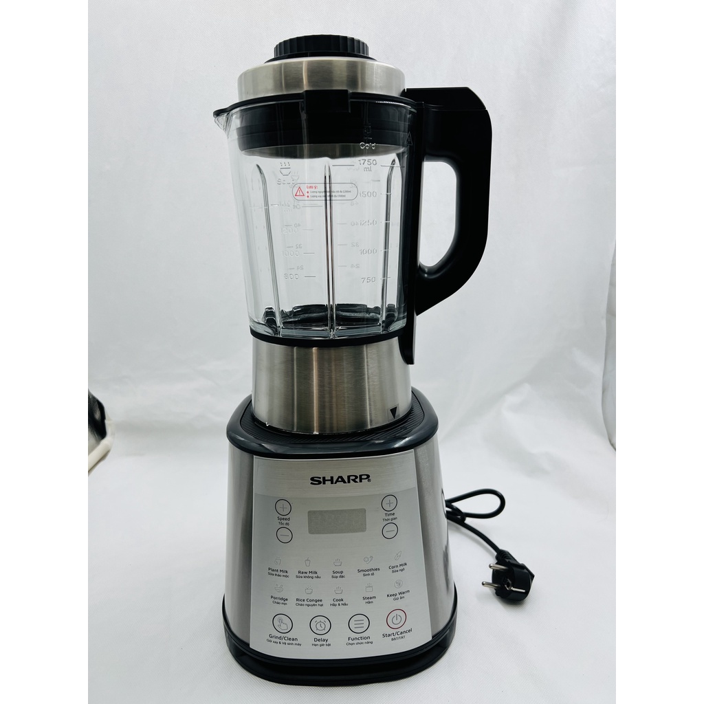 Máy Làm Sữa Hạt, Xay và Nấu Đa Năng SHARP KS-168, Hàng Chính Hãng Bảo Hành 12 Tháng