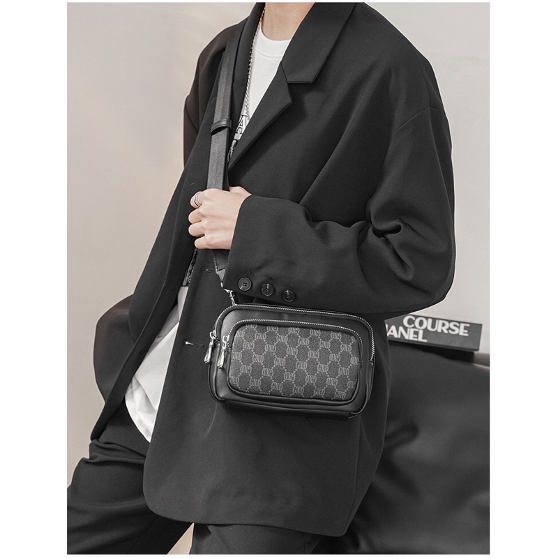 TÚI ĐEO CHÉO,TÚI DA MINI CARO UNISEX PA27 TREND 2021 | BigBuy360 - bigbuy360.vn