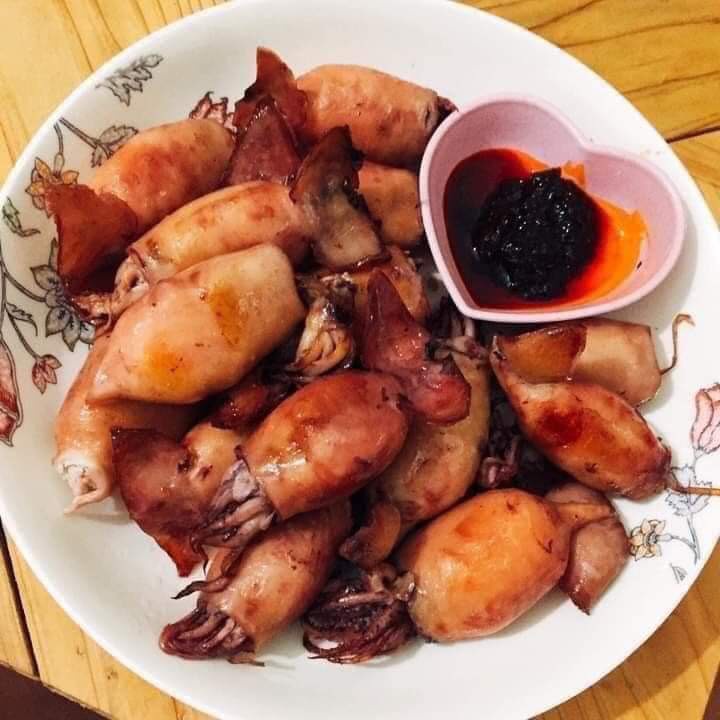 Mực sim trứng 1 nắng - Mực trứng 1 nắng - 500g