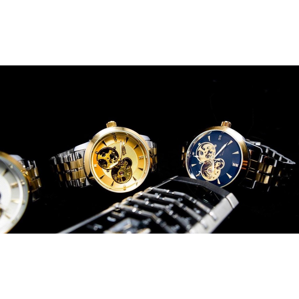 Đồng Hồ Cơ Nam BYINO Lộ Tim Cơ Chính Hãng - Chống nước - Chống Xước - Bảo hành 12 tháng kèm Cắt Mắt Đồng Hồ | BigBuy360 - bigbuy360.vn