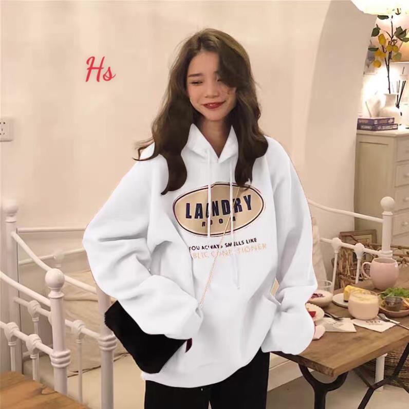 Áo Hoodie Nỉ Unisex LAUNDRYY 3 Màu dưới 65kg - Dáng Rộng Dài Tay Kèm Mu G096 | BigBuy360 - bigbuy360.vn