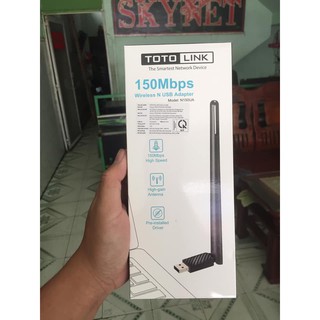 Bộ thu Wifi chuẩn N Totolink N150UA 150Mbps có Docking nối dài 1,5m 5.0