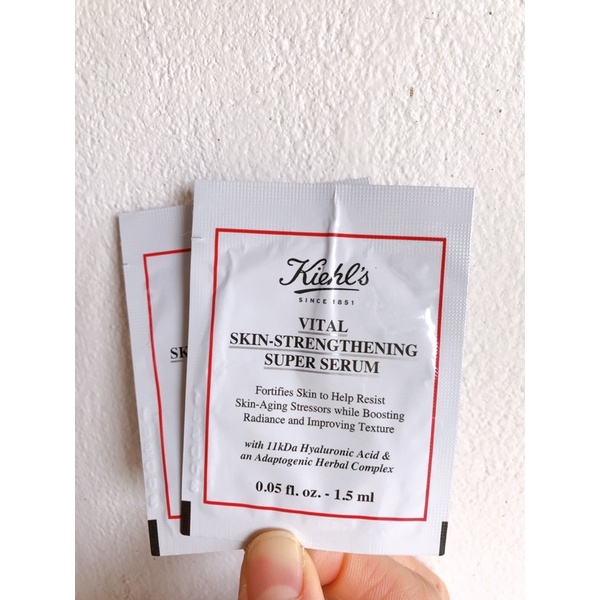 siêu tinh chất cấp ẩm phục hồi da Kiehl’s Vital skin-strengthening super serum 1,5ml
