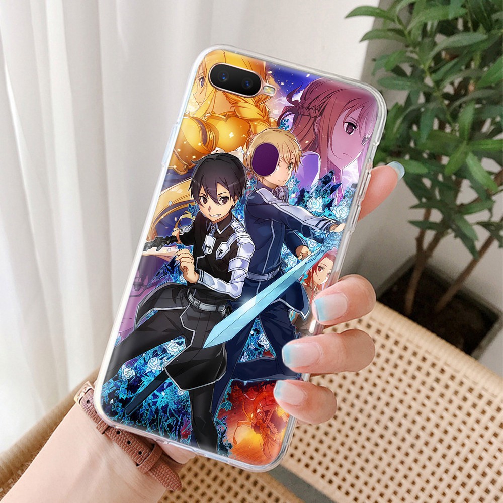 Ốp Lưng Tpu Mềm In Hình Sword Art Online Cho Samsung Galaxy Note 8 9 10 Lite 20 Ultra A5 Plus Yu87