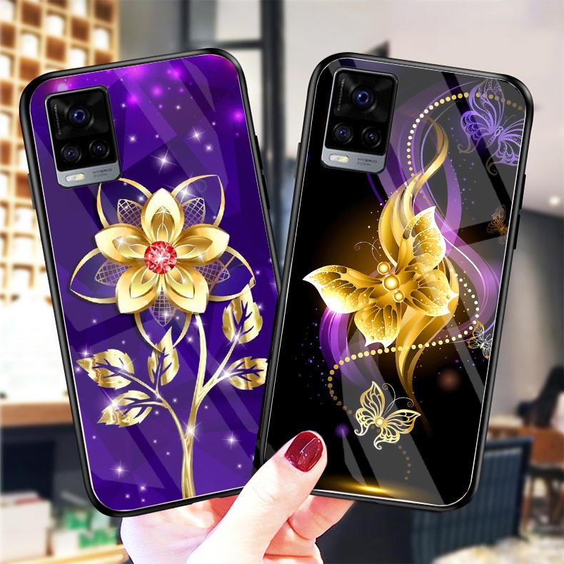 Ốp Lưng VIVO V20, V20 SE, V21 5G, Y21,Y21S,Y33s,T1x Ốp kính bóng cao cấp mới nhất
