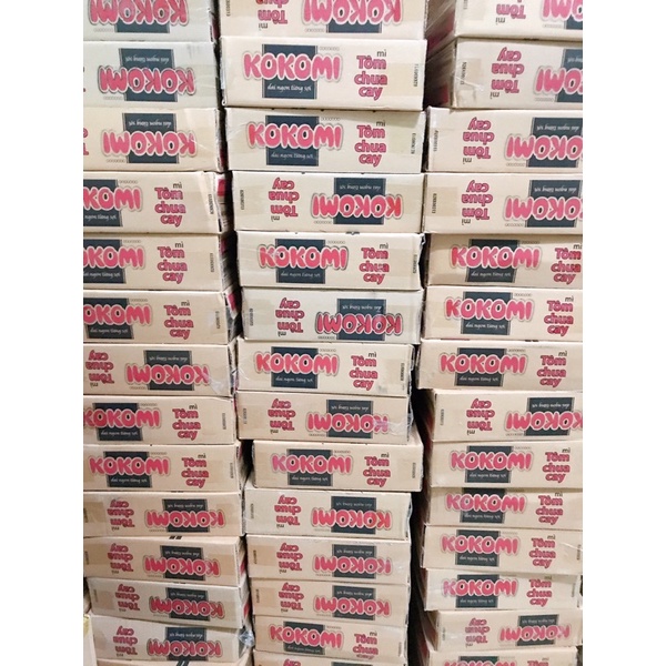 THÙNG MÌ KOKOMI VỊ TÔM CHUA CAY 30 GÓI x 65g | BigBuy360 - bigbuy360.vn