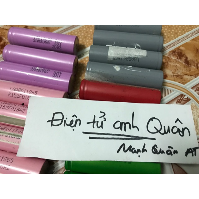 Pin 18650 dòng xả cao > 5A