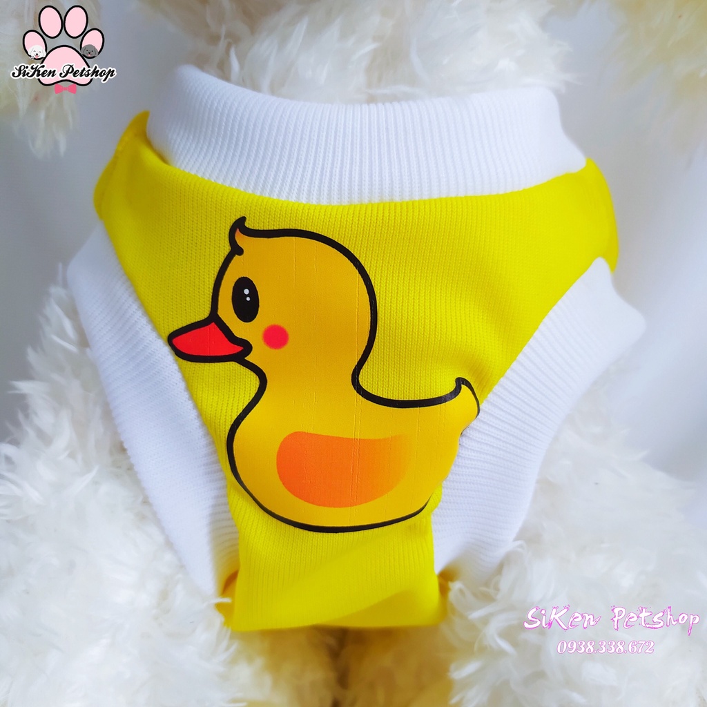 Áo Thun Vịt vàng cho Chó - Mèo